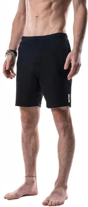 Men's Swerve Pocketless Yoga Training Shorts w/Non-Restrictive Inner Liner - 7" Inseam - Workout, Gym, Training, Run, Tennis