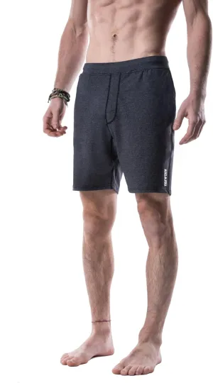 Men's Swerve Pocketless Yoga Training Shorts w/Non-Restrictive Inner Liner - 7" Inseam - Workout, Gym, Training, Run, Tennis