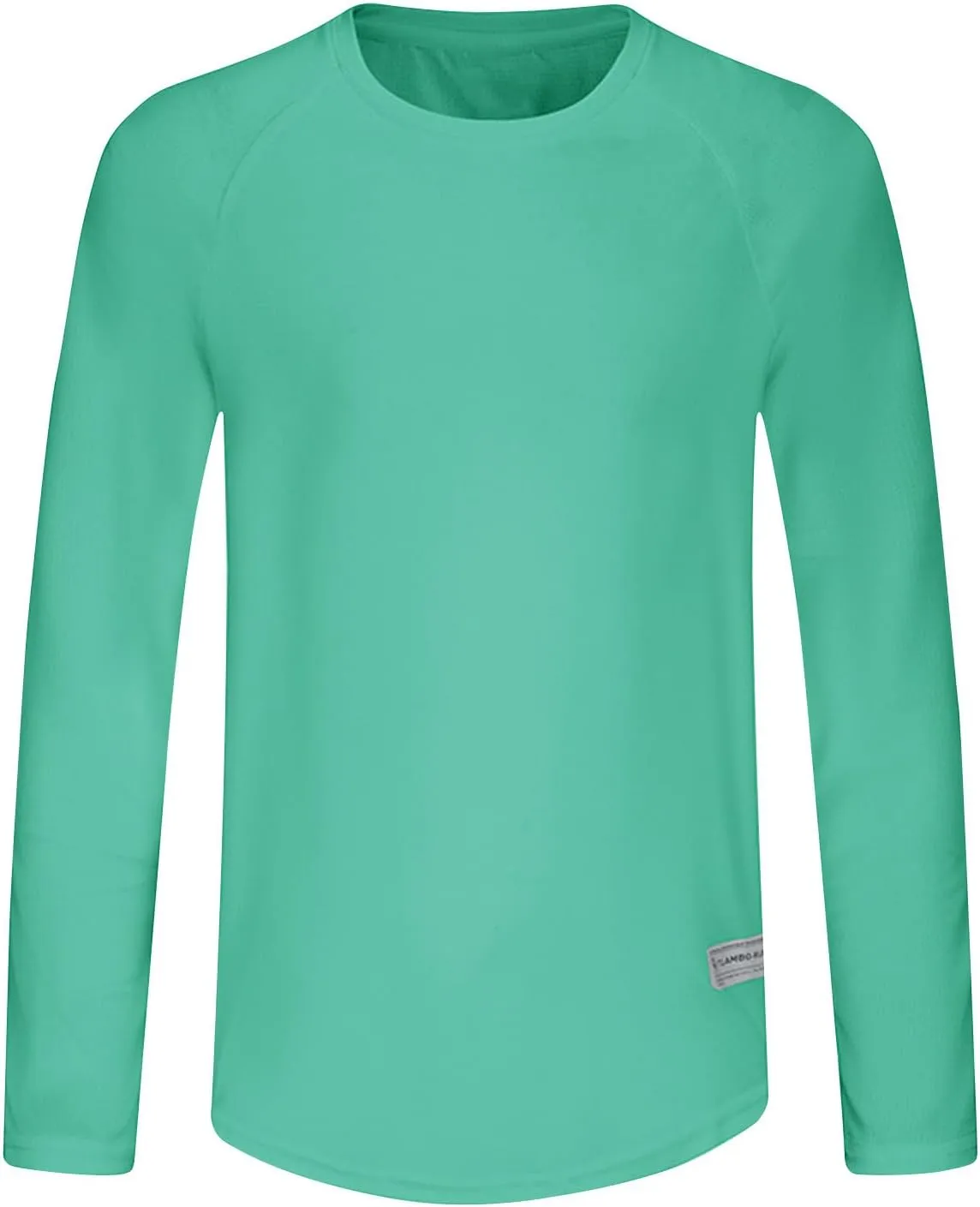 Men's Workout Running Shirts Quick Dry Moisture Wicking T-Shirts Gym Athletic UV Sun Protection Long Sleeve Shirts