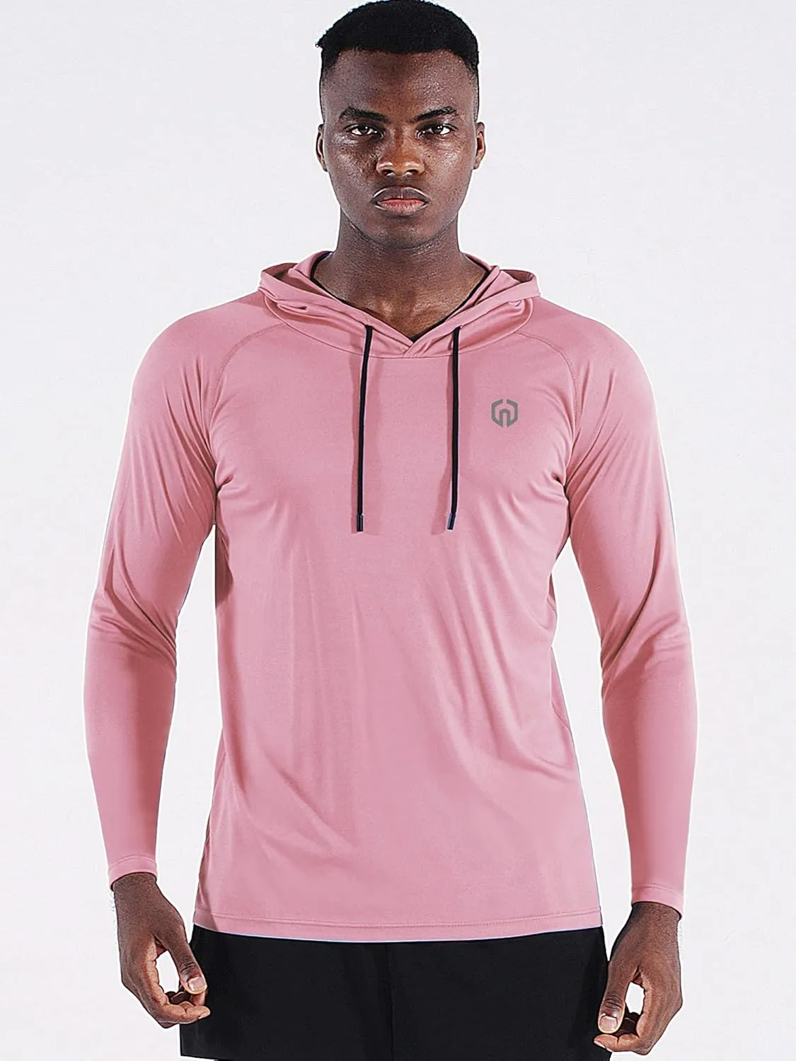 NELEUS Men's Running Shirt Long Sleeve Workout Shirts with Hoods