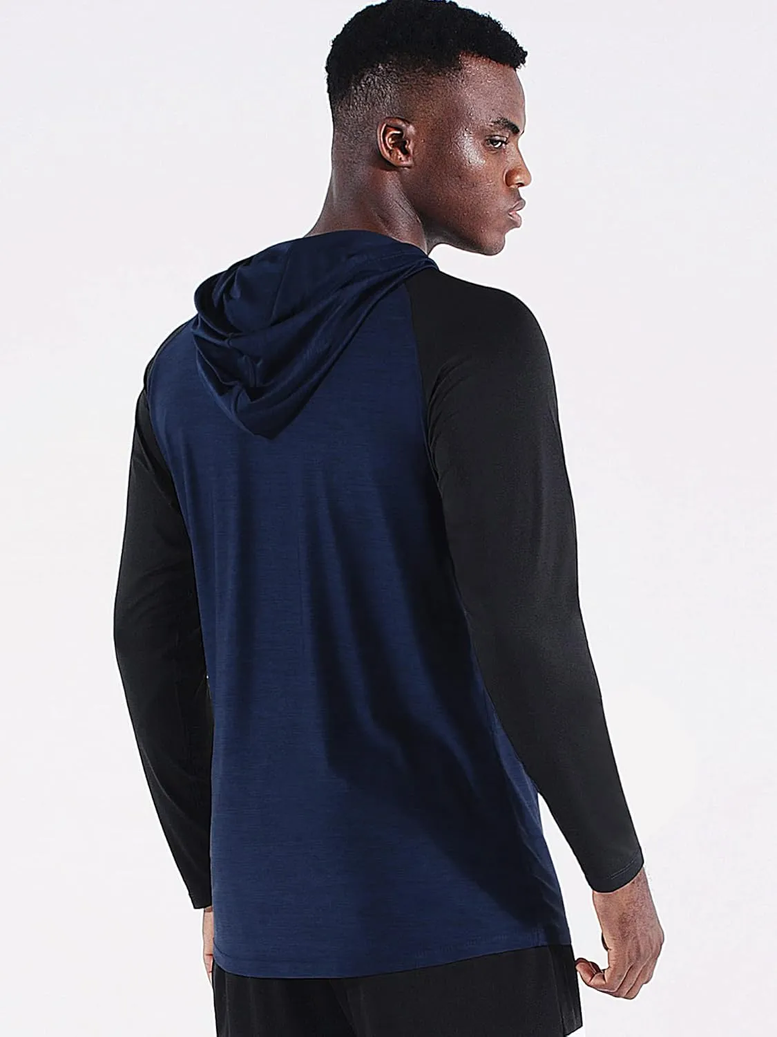 NELEUS Men's Running Shirt Long Sleeve Workout Shirts with Hoods