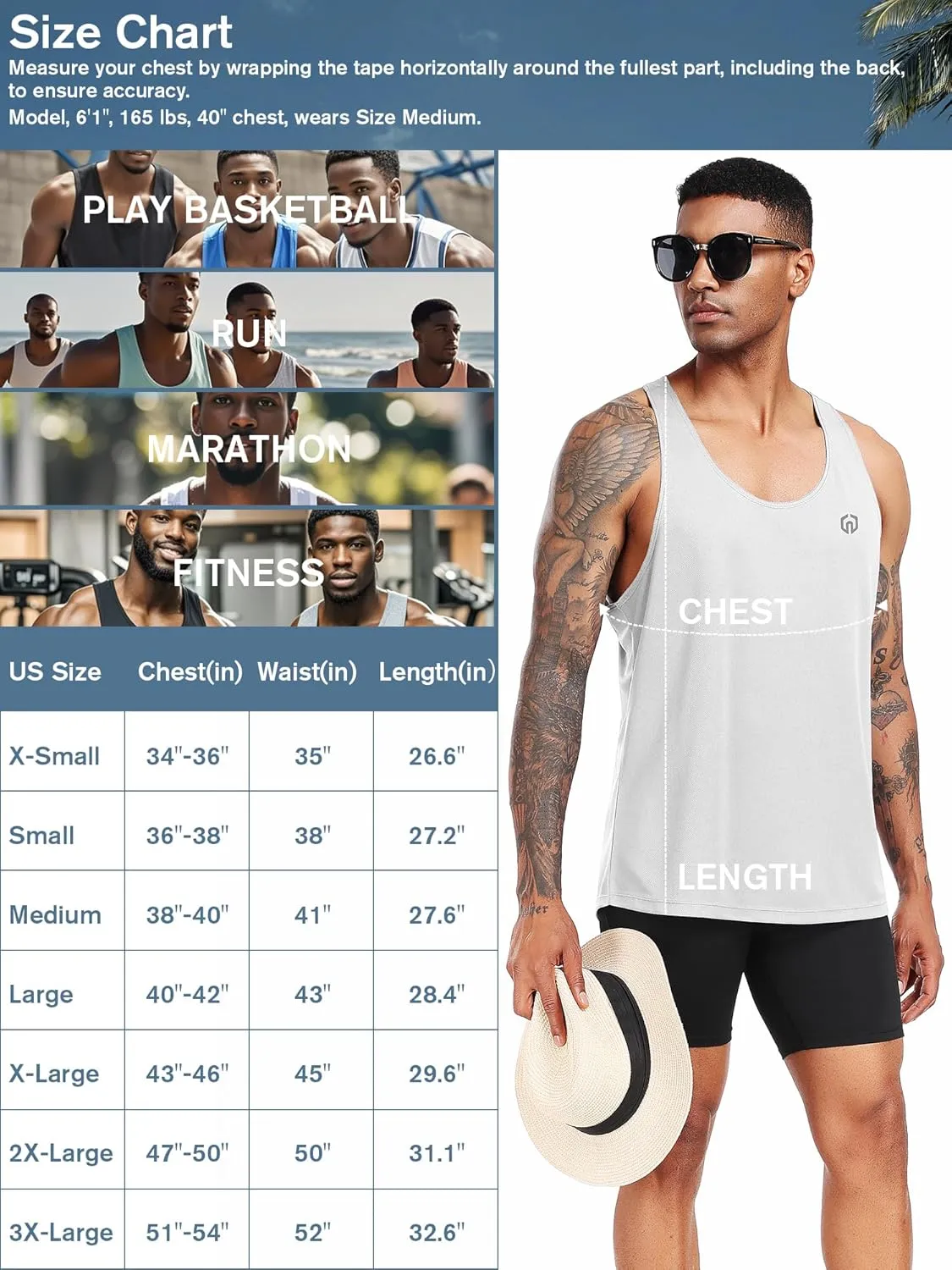NELEUS Men's Workout Running Tank Top Sleeveless Gym Athletic Shirts