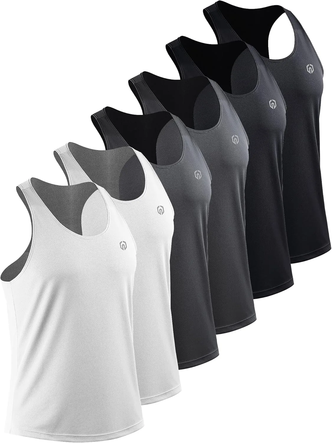 NELEUS Men's Workout Running Tank Top Sleeveless Gym Athletic Shirts