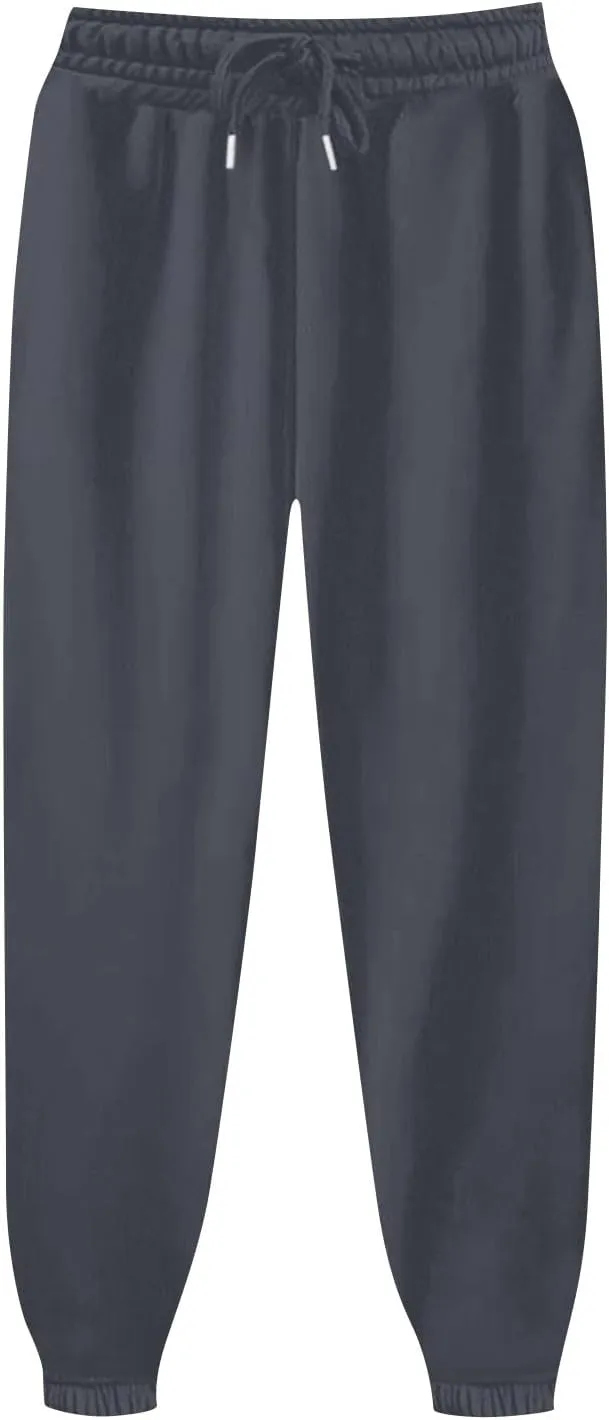 Oversized Active Sweatpants for Women Loose fit Drawstring Joggers with Pockets Lounge Pants for Yoga Workout Running