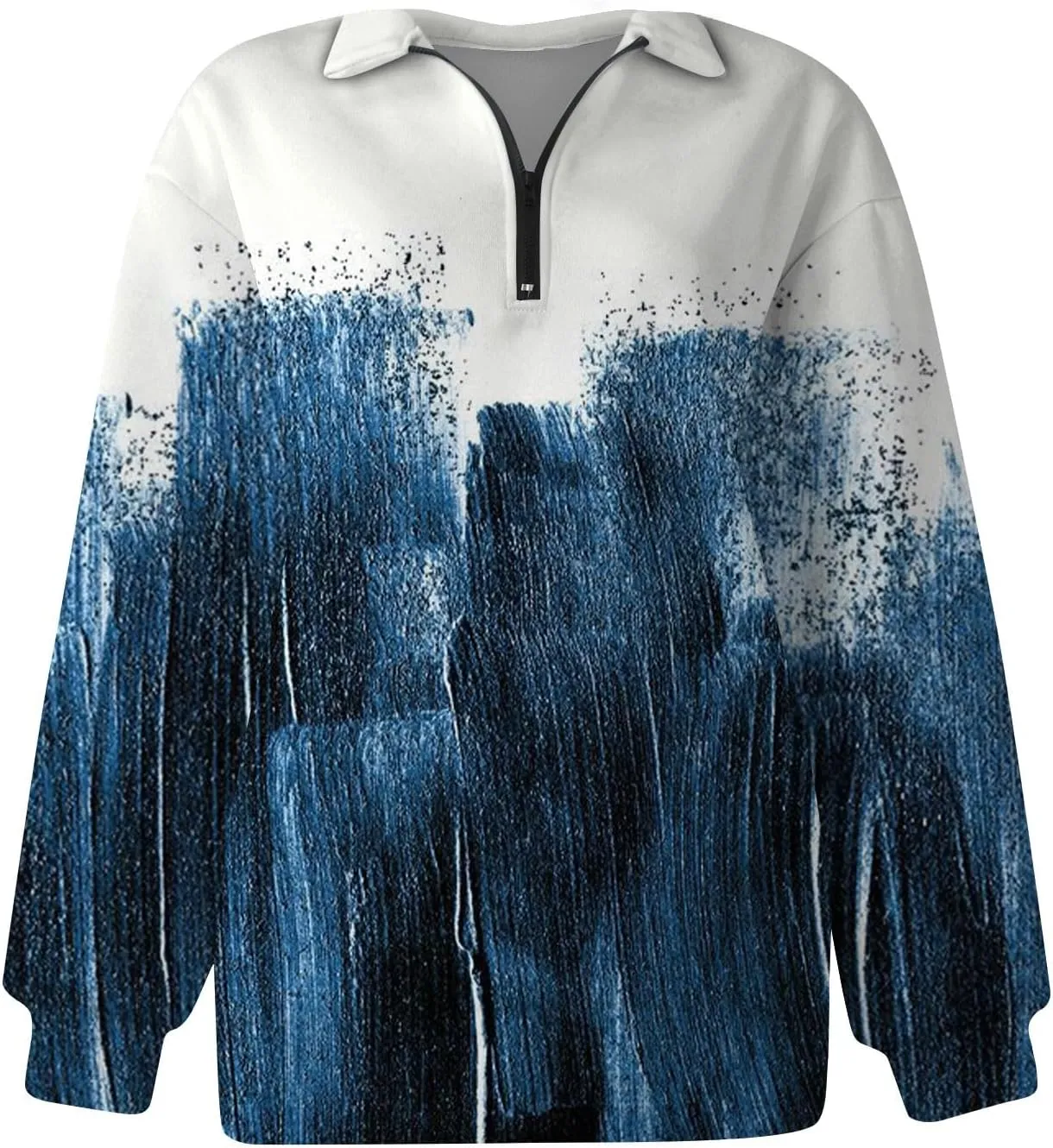 Oversized Sweatshirt For Wome 2023 Quarter Zip Pullover Long Sleeve Sweatshirt Hoodie Sweater Y2K Clothes