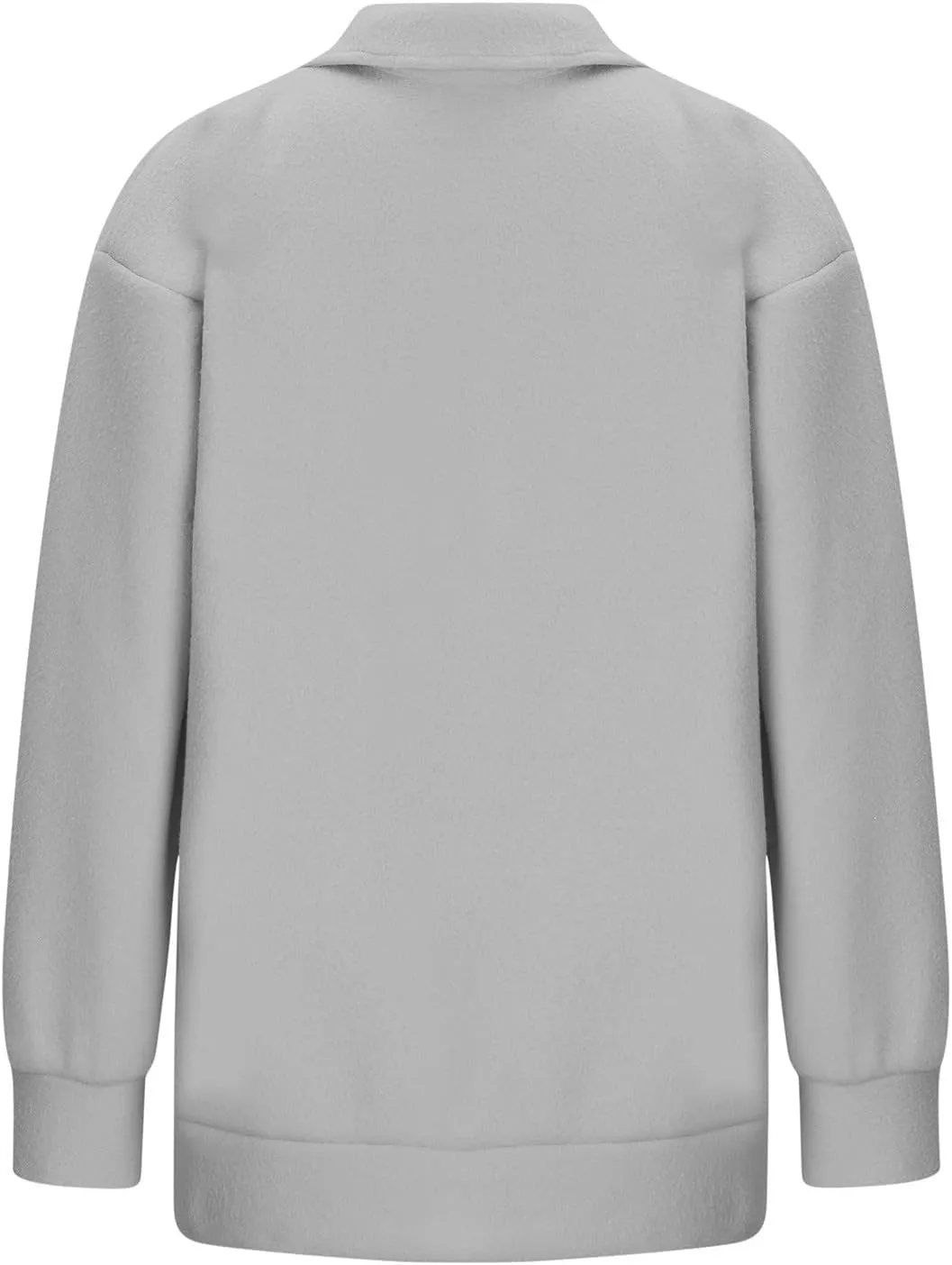 Oversized Sweatshirt For Women Trendy Half Zip Letter Pattern Pullover Long Sleeve Autumn Sweatshirt