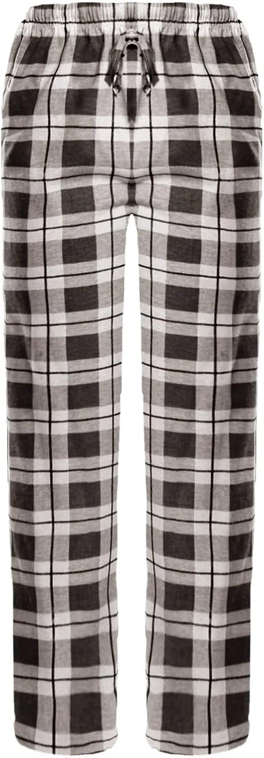 Pajamas Pants for Women Plaid Elastic Waist Sleepwear Pajama Bottom Pants Casual Sleep Lounge Pants