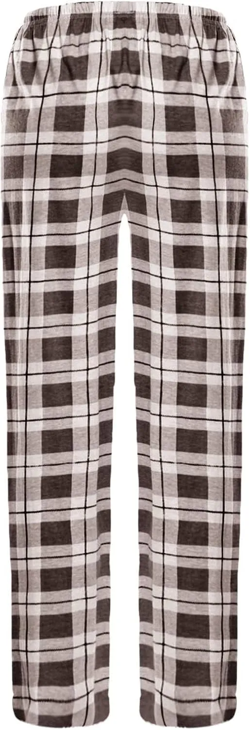Pajamas Pants for Women Plaid Elastic Waist Sleepwear Pajama Bottom Pants Casual Sleep Lounge Pants