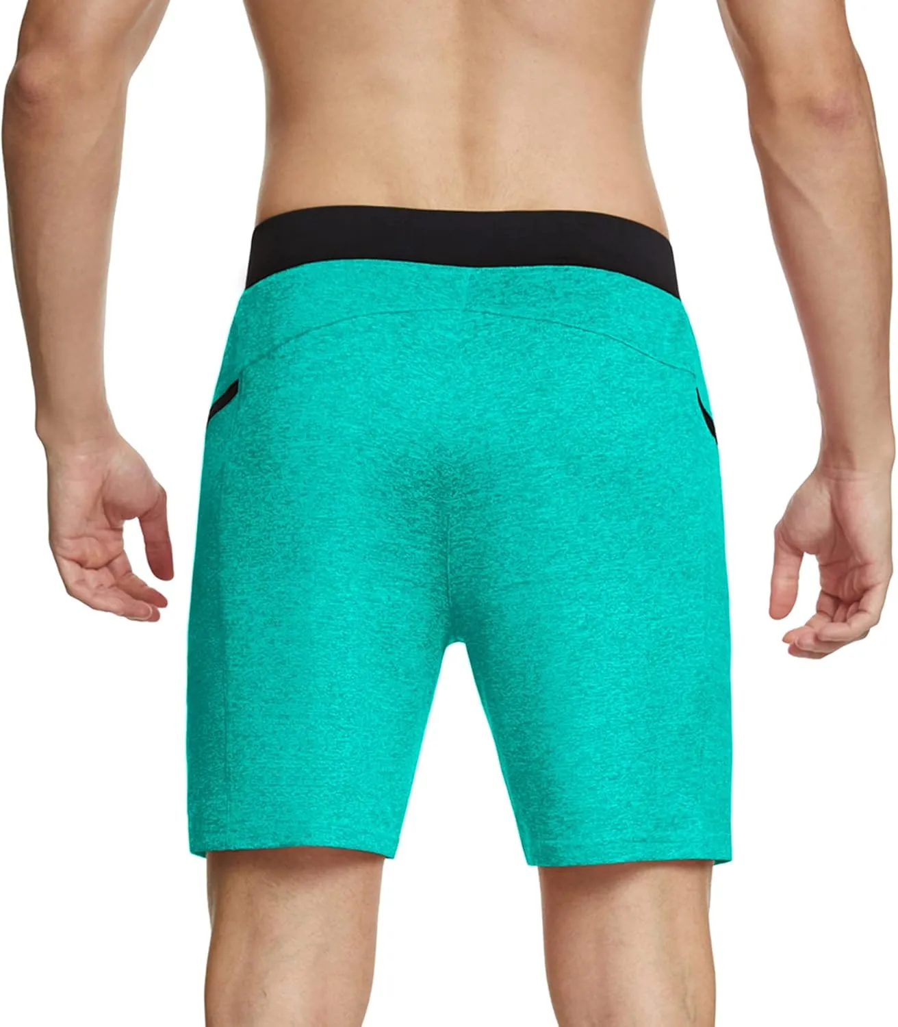 PEGENO Men's Quick Dry Training Workout Gym Shorts with Pockets
