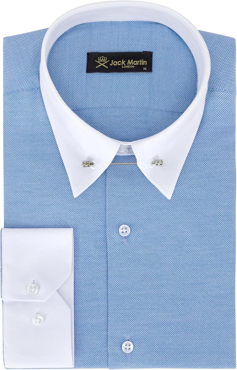 Pin Collar Long Sleeve Dress Shirts for Men | Mens Button Up Stylish Shirts