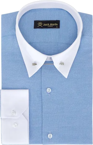 Pin Collar Long Sleeve Dress Shirts for Men | Mens Button Up Stylish Shirts