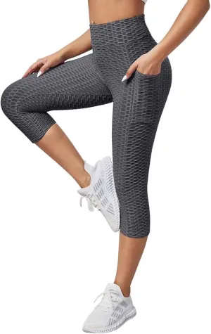 Scrunch Butt Lifting Workout Seamless Ruched Leggings for Women High Waisted Yoga Pants Tummy Control Pants