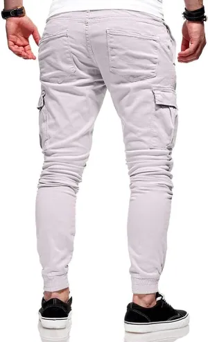 sdbrld Cargo Pants For Men Mens Casual Outdoor Hiking Joggers Solid Drawstring Recreation Fitness Cargo Pants with Pocket