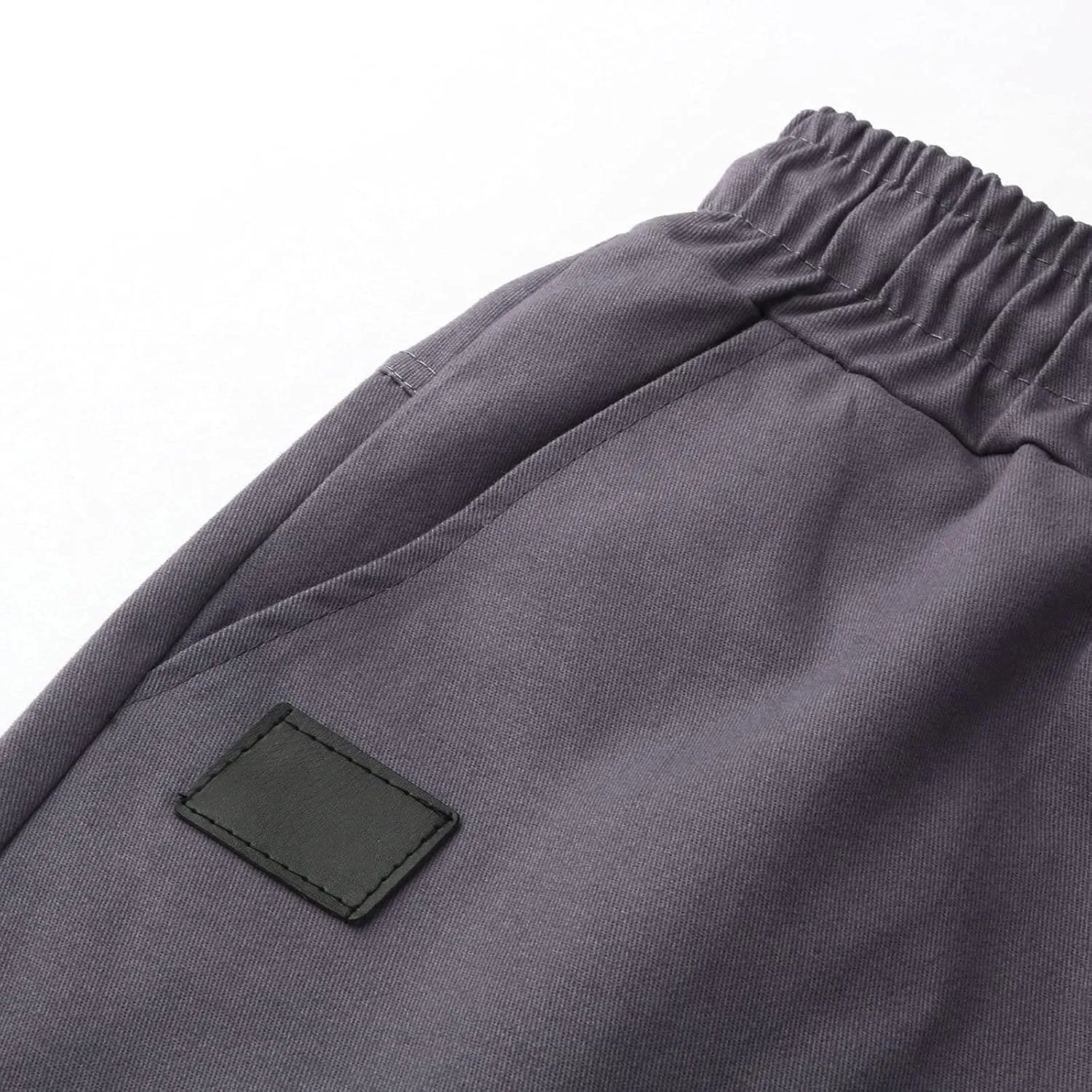 sdbrld Cargo Pants For Men Men's Outdoor Hiking Joggers Pants Solid Fashion Mid Waist Drawstring Cargo Pants with Pockets