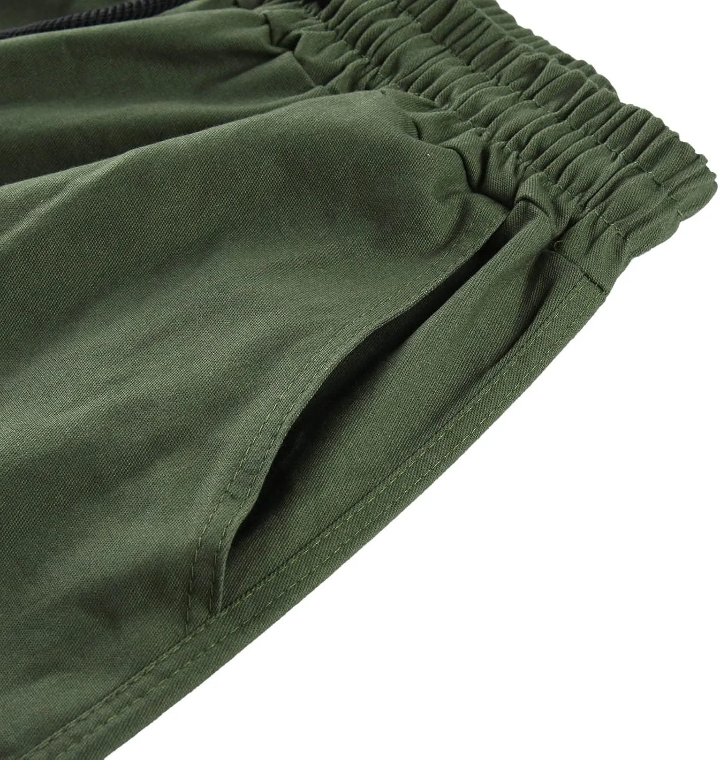 sdbrld Cargo Pants For Men Men's Relaxed Fit Pants Beach Streetwear Baggy Trousers Fashion Cargo Pants with Zipper Pockets