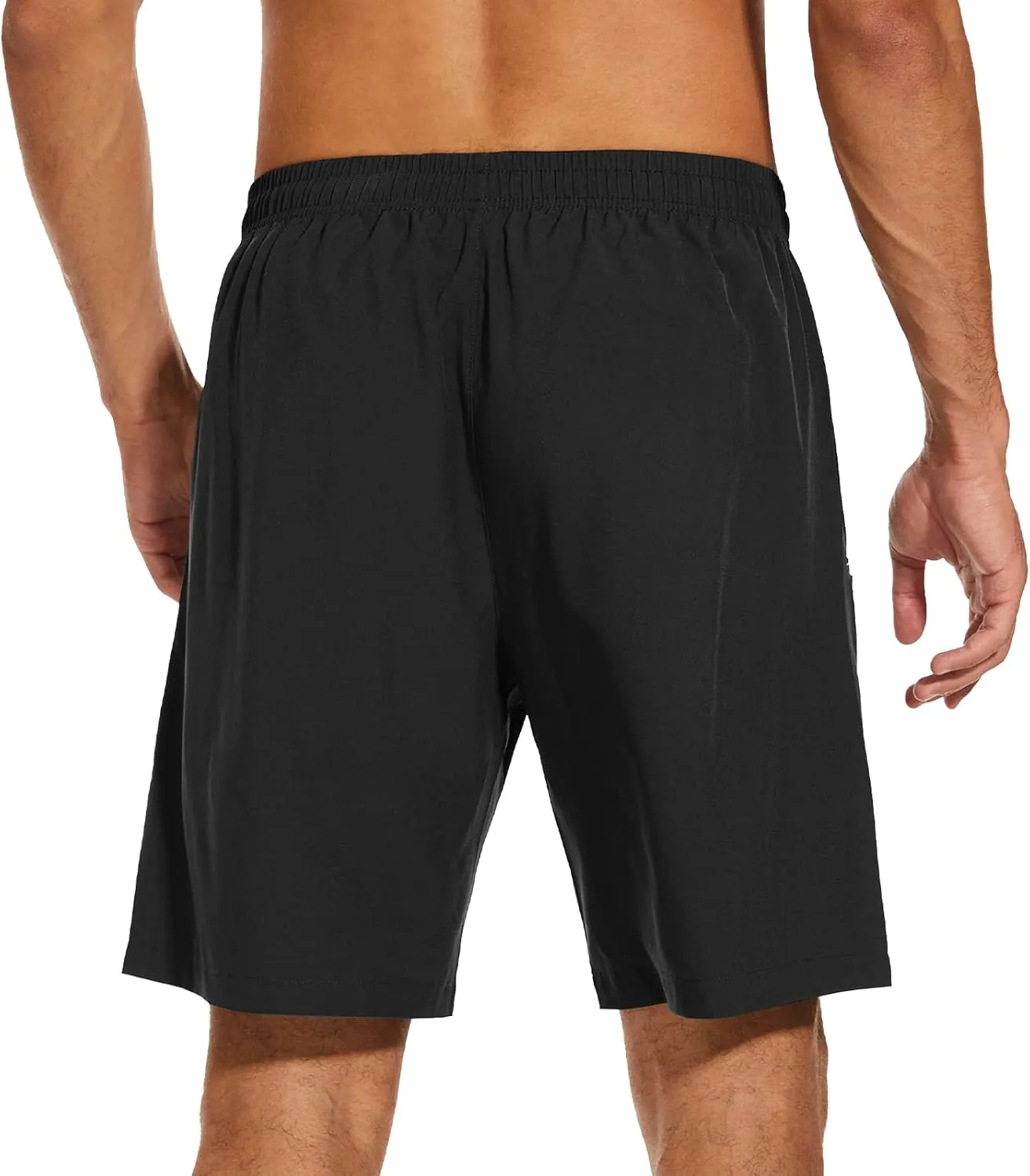 SIMIYA Men's Running Workout Shorts Lightweight Quick Dry Mens Athletic Shorts 7" Training Gym Shorts with Zipper Pockets