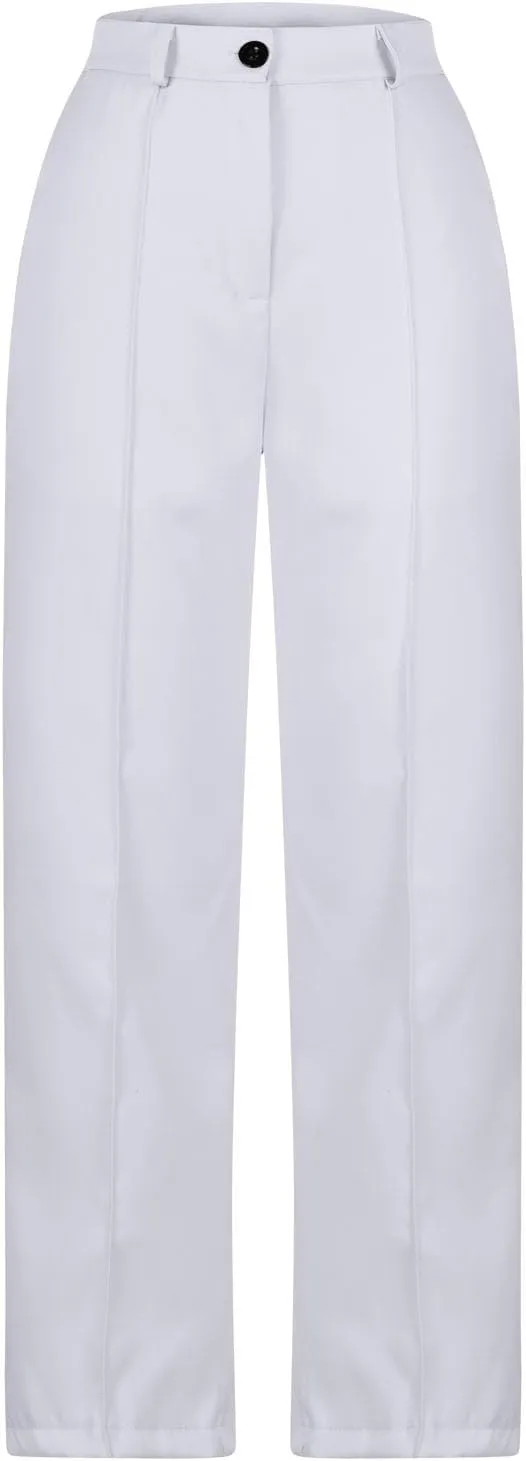 Suit Pants for Women High Waisted Business Casual Pants Work Pants Loose Elegant Formal Summer Pants with Pockets