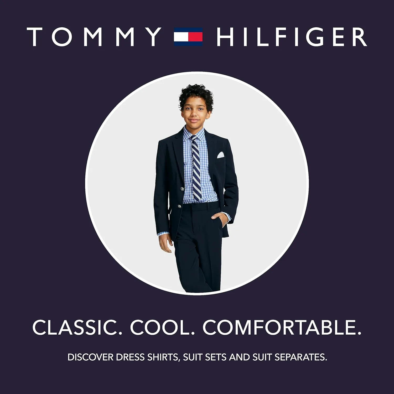 Tommy Hilfiger Boys' 2-Piece Formal Suit Set