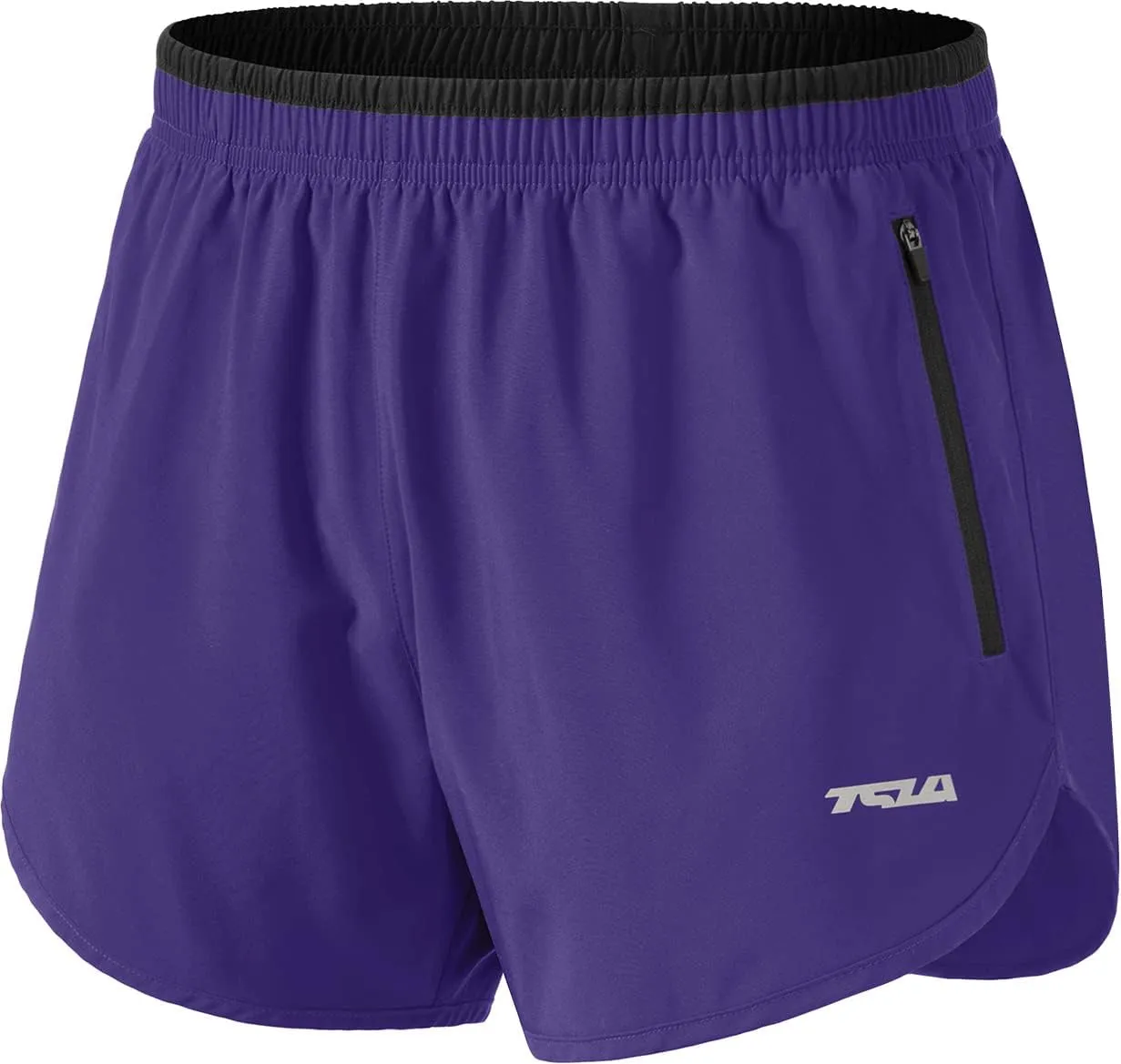 TSLA Men's Active Running Shorts, 3 Inch Quick Dry Mesh Jogging Workout Shorts, Gym Athletic Marathon Shorts
