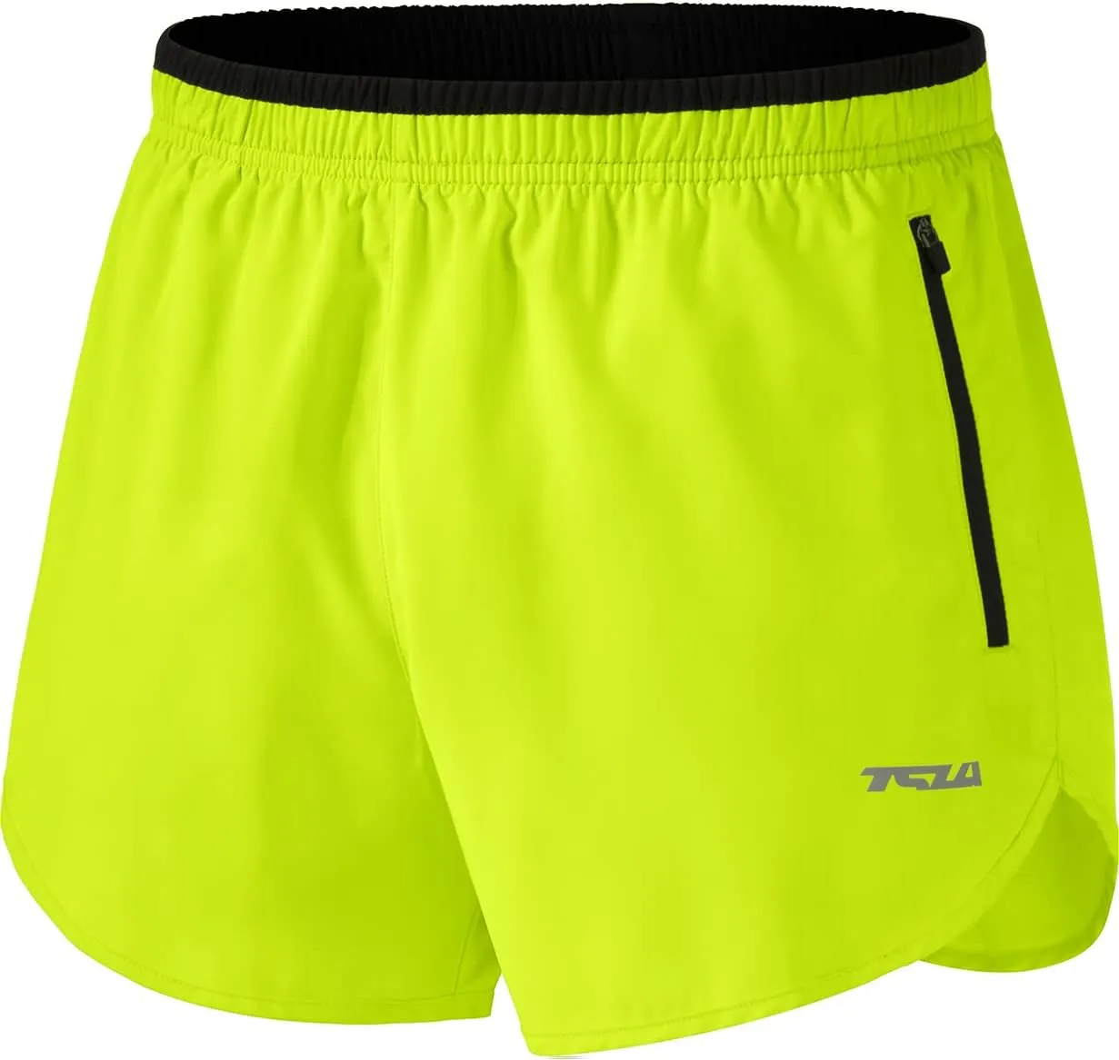 TSLA Men's Active Running Shorts, 3 Inch Quick Dry Mesh Jogging Workout Shorts, Gym Athletic Marathon Shorts