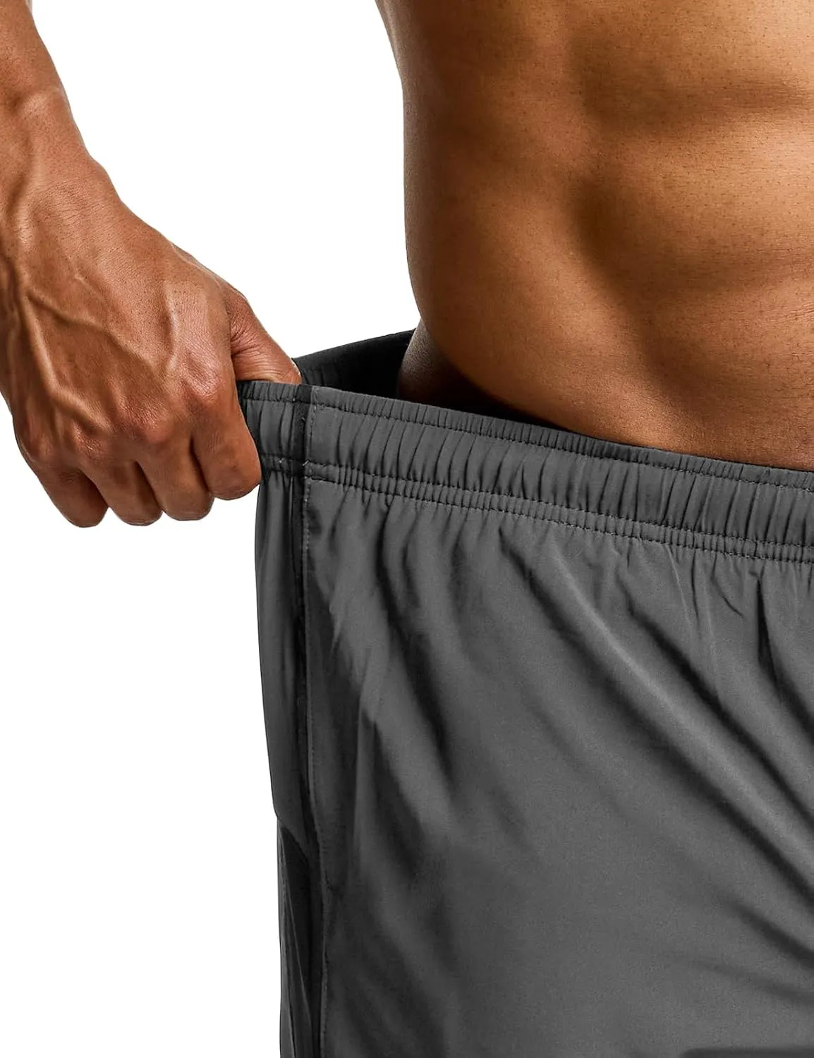 TSLA Men's Active Running Shorts, Training Exercise Workout Shorts, Quick Dry Gym Athletic Performance Shorts with Pockets