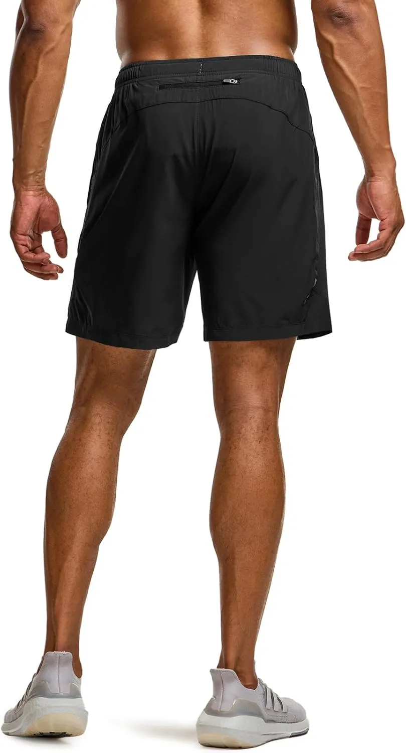 TSLA Men's Active Running Shorts, Training Exercise Workout Shorts, Quick Dry Gym Athletic Performance Shorts with Pockets
