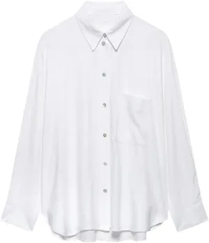 Woman Long Sleeved Shirt Slim Single Breasted Blouses