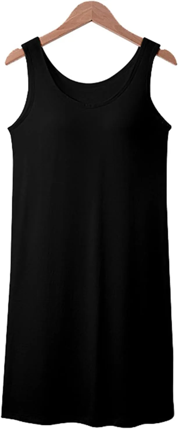 Women Shelf Bra Camisoles Tops Adjustable Spaghetti Strap Cami Tank Tops Breathable Cotton Undershirt
