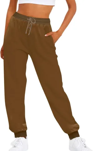 Womens Linen Blend Summer Y2K Streetwear Palazzo Lounge Pants Elastic Waisted Long Lounge Slim-Fit Pant