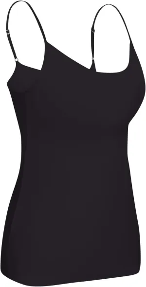 Womens Summer Tank Top Camisole with Bottom and Chest Pad Sexy Oversized Athletic Underwear Built in Bra