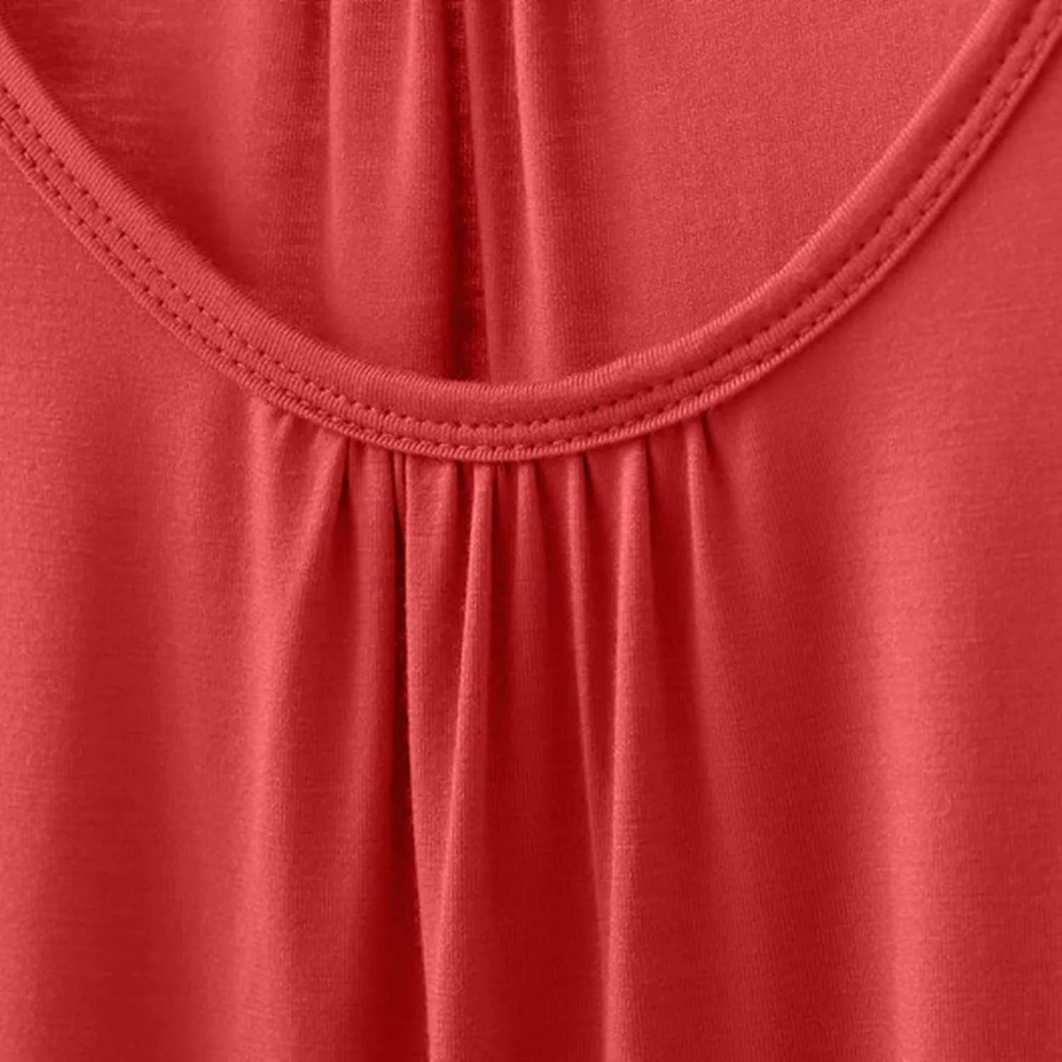 Women's Summer Tank Tops Loose Fit Pleated Scoop Neck Shirts Casual Sleeveless Tops for Beach Vacation