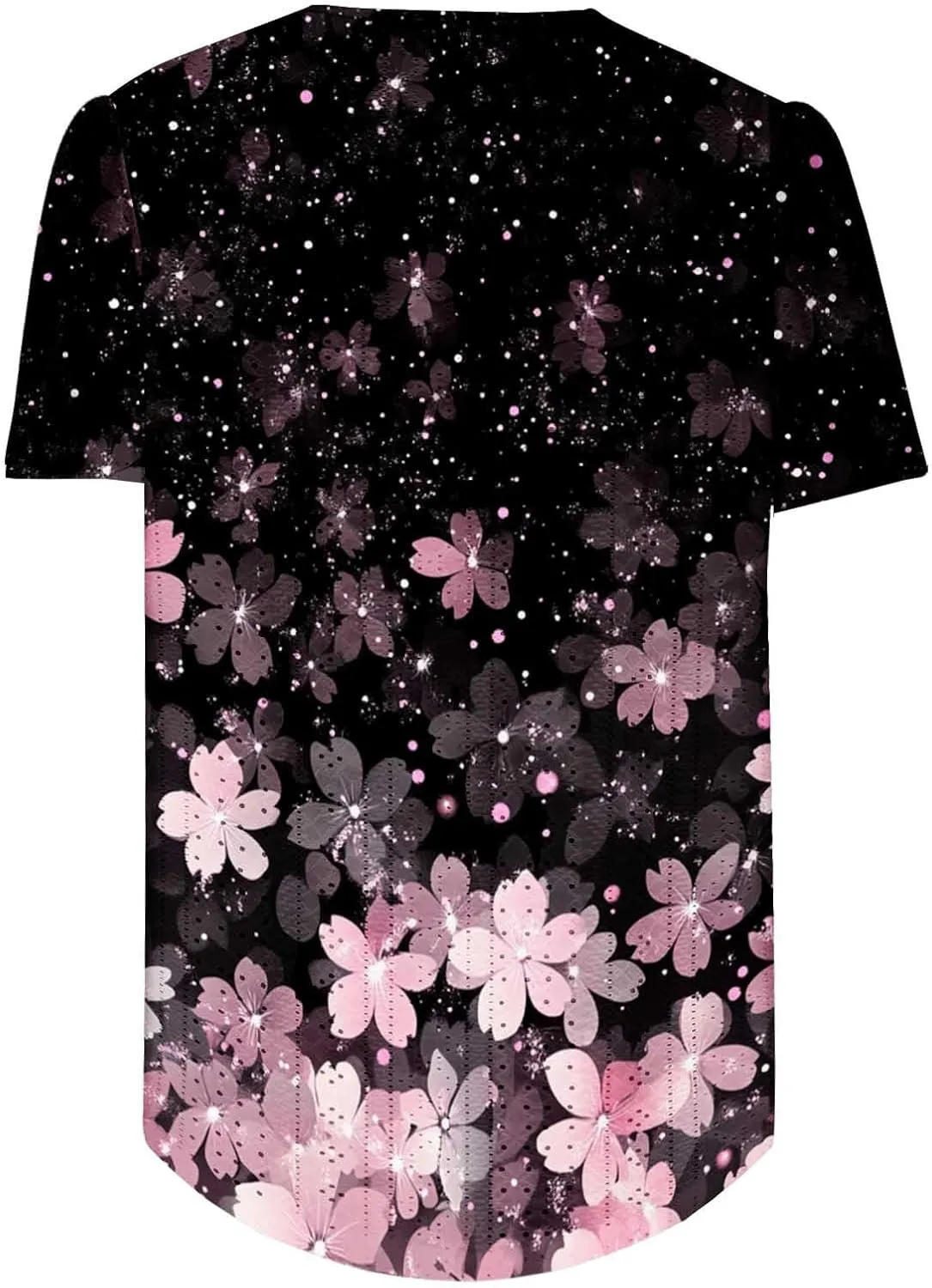 Womens Summer Tops Trendy Boho Floral Blouses Crewneck T-Shirts Casual Loose Tunic Blouses Going Out Basic Tees