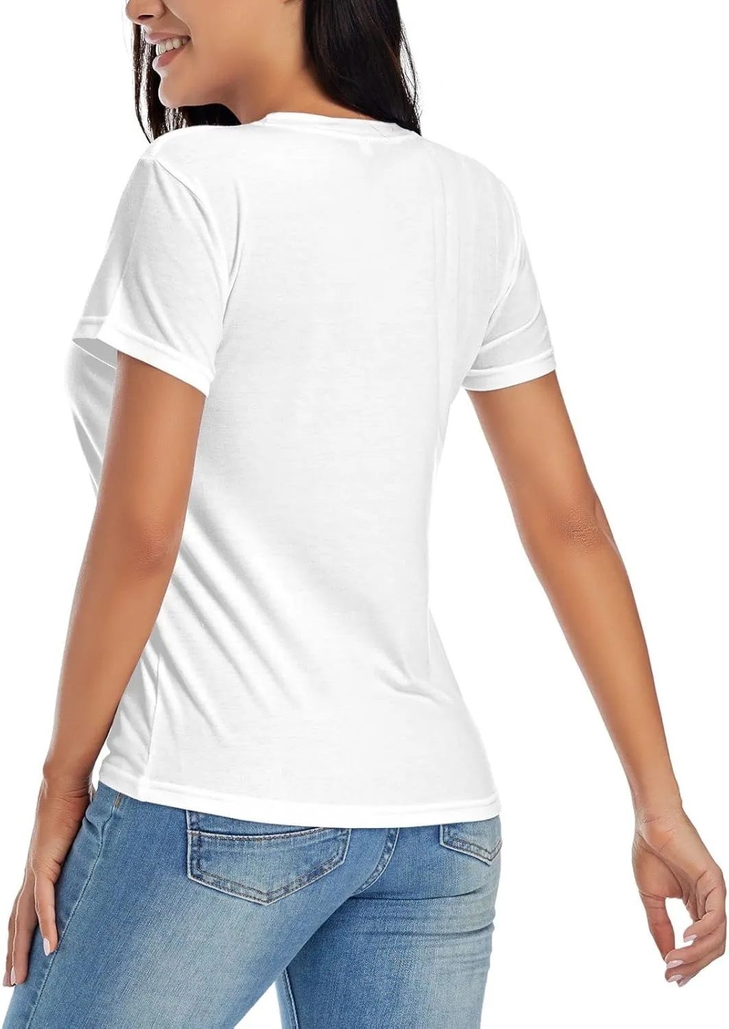 Women's Vintage Sunset Hike T-Shirt, Crewneck Casual Tees