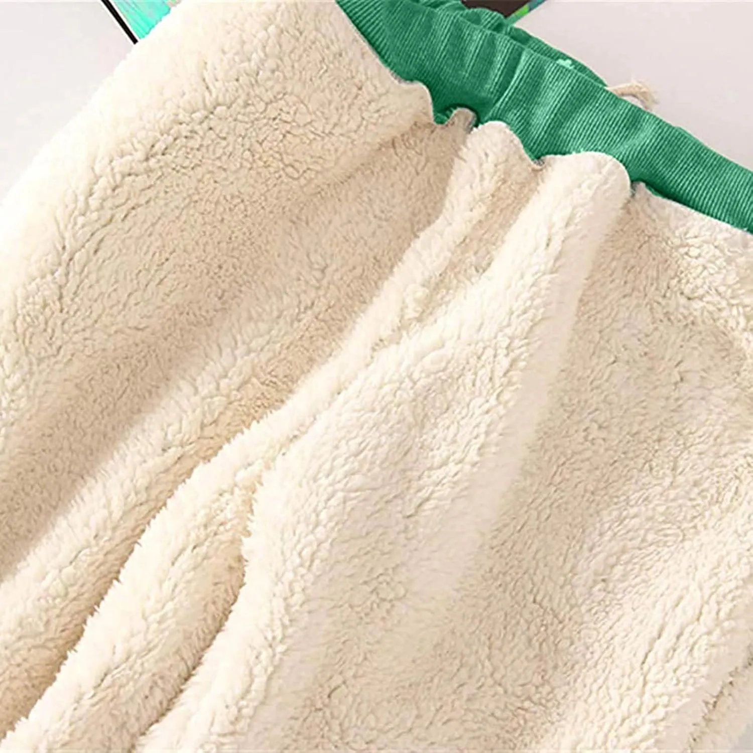 Women's Warm Sherpa Lined Pants Fleece Jogger Pants Thick Sweatpants Drawstring Trousers Athletic Joggers Winter Pants