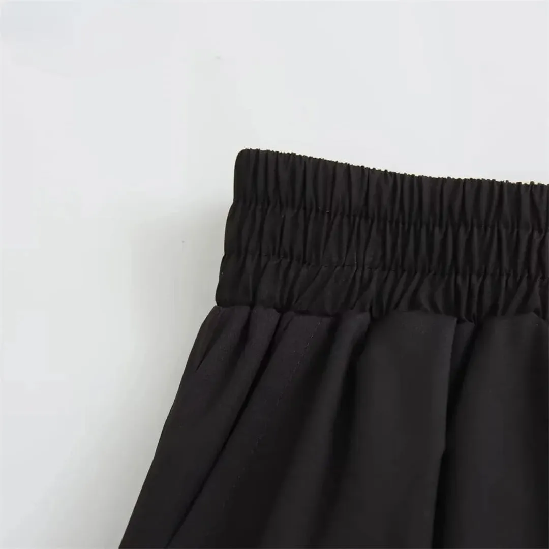 Women's Wide Pleated Swing Vintage High Waist Elegant A-Line Long Skirt