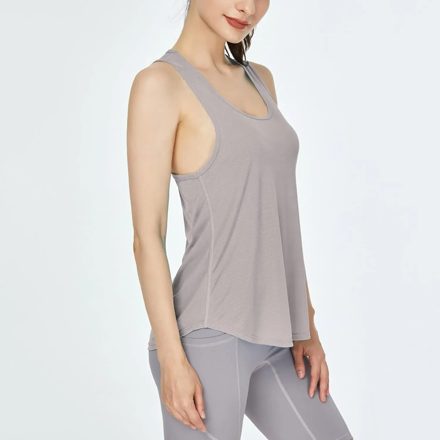 Workout Tank Tops for Women Racerback Tops Sleeveless Running Shirts Loose Athletic Gym Quick Dry Exercise Yoga Shirts