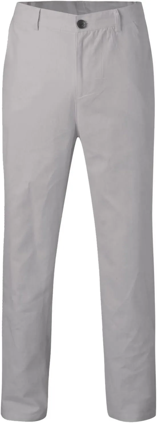 ZYXTIM Mens Formal Trousers Smart Casual Formal Pants Tapered Leg Flat Front Winkle Free Business Office Work Dress Pants