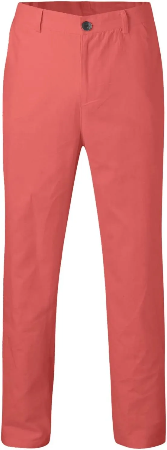 ZYXTIM Mens Formal Trousers Smart Casual Formal Pants Tapered Leg Flat Front Winkle Free Business Office Work Dress Pants