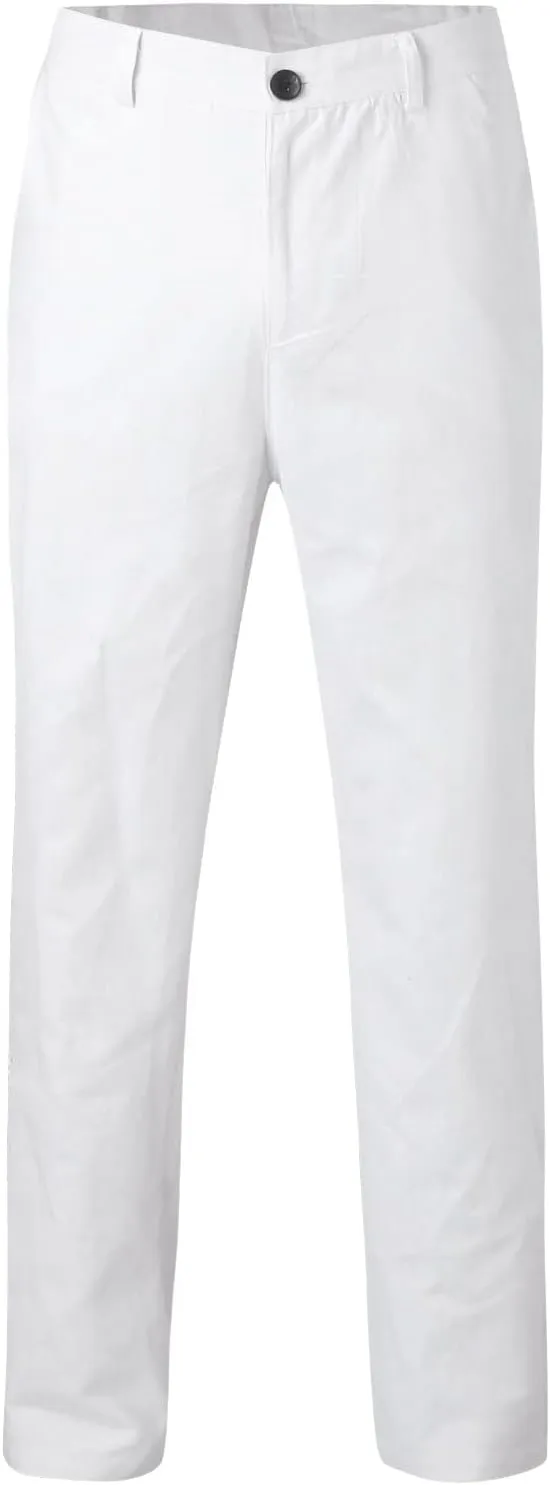 ZYXTIM Mens Formal Trousers Smart Casual Formal Pants Tapered Leg Flat Front Winkle Free Business Office Work Dress Pants
